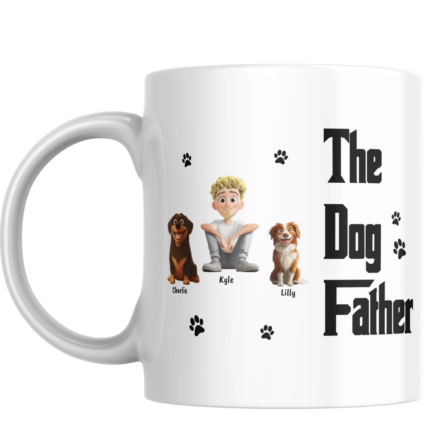 The Dog Father - Custom Pet Mug